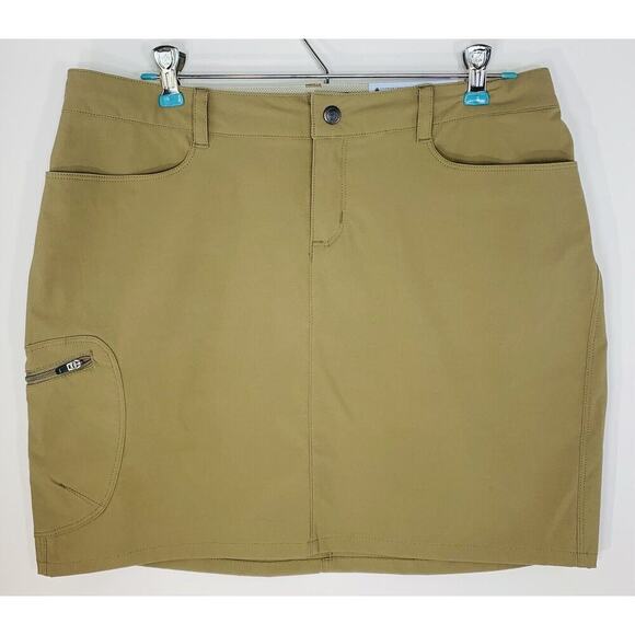 Patagonia Rock Craft Skirt Women 8 Ash Tan 15.5" Khaki Hiking Outdoor 58660 NWT - Picture 1 of 9